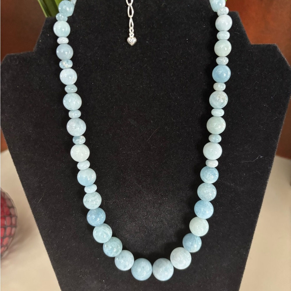 Jay King Mine Finds DTR Aquamarine Beaded Necklace (P)
